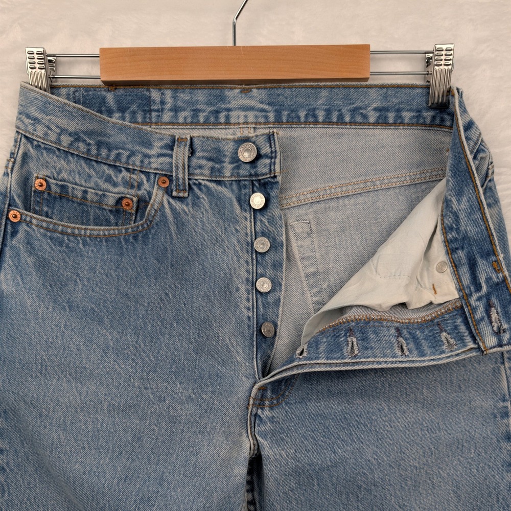 VTG Levi's 501 / 517 Factory Misprint Jeans Men's 31x29 Blue Button Fly USA 80s